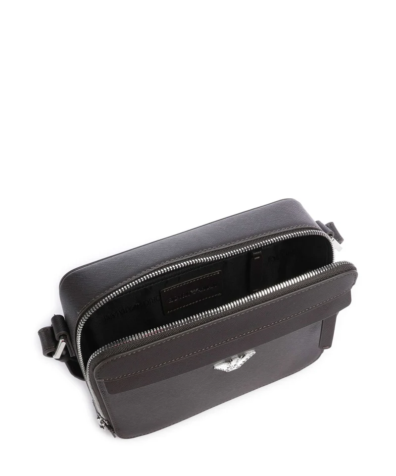 Emporio Armani Business Regenerated Sac bandoulière ebony