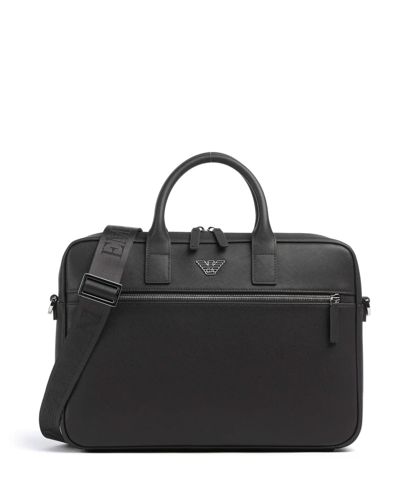 Emporio Armani Business Regenerated Porte-document ebony
