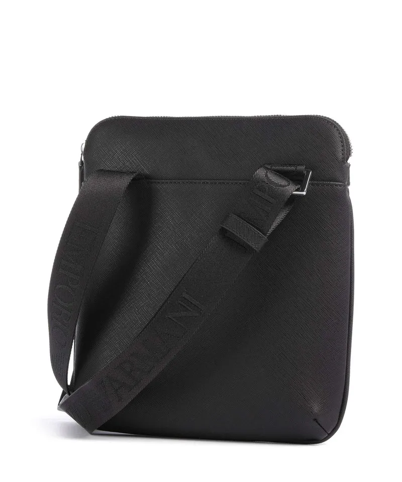 Emporio Armani Business Regenerated Sac bandoulière ebony