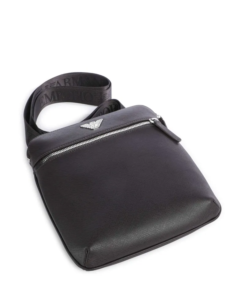 Emporio Armani Business Regenerated Sac bandoulière ebony
