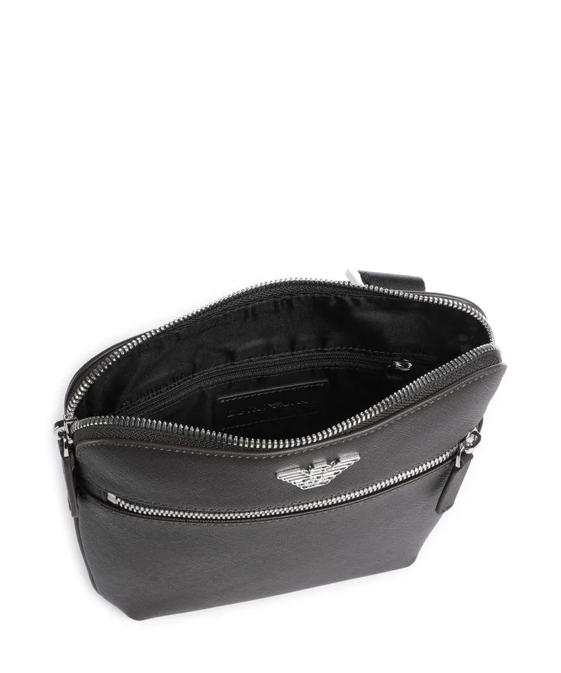 Emporio Armani Business Regenerated Sac bandoulière ebony