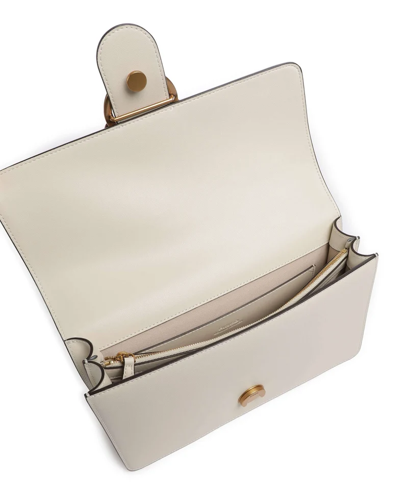 Pinko Love One Classic Sac bandoulière bianco seta/antique gold