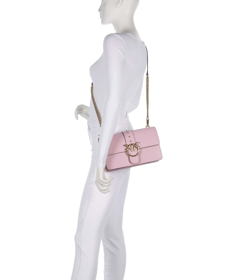 Pinko Love One Classic Sac bandoulière rosa chiaro/antique gold