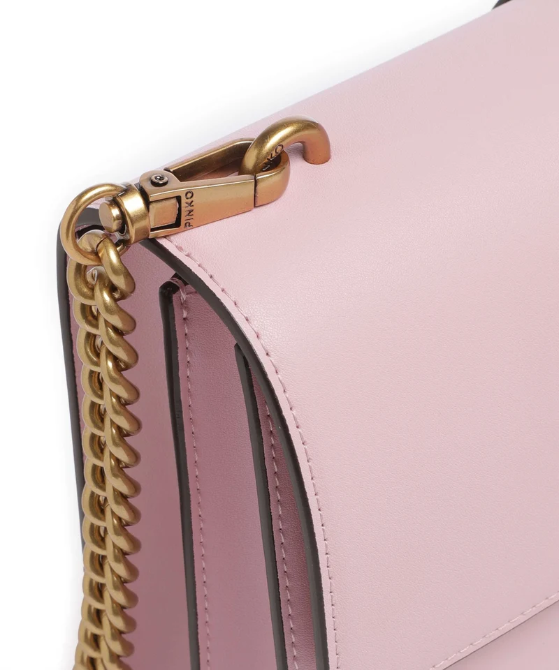 Pinko Love One Classic Sac bandoulière rosa chiaro/antique gold