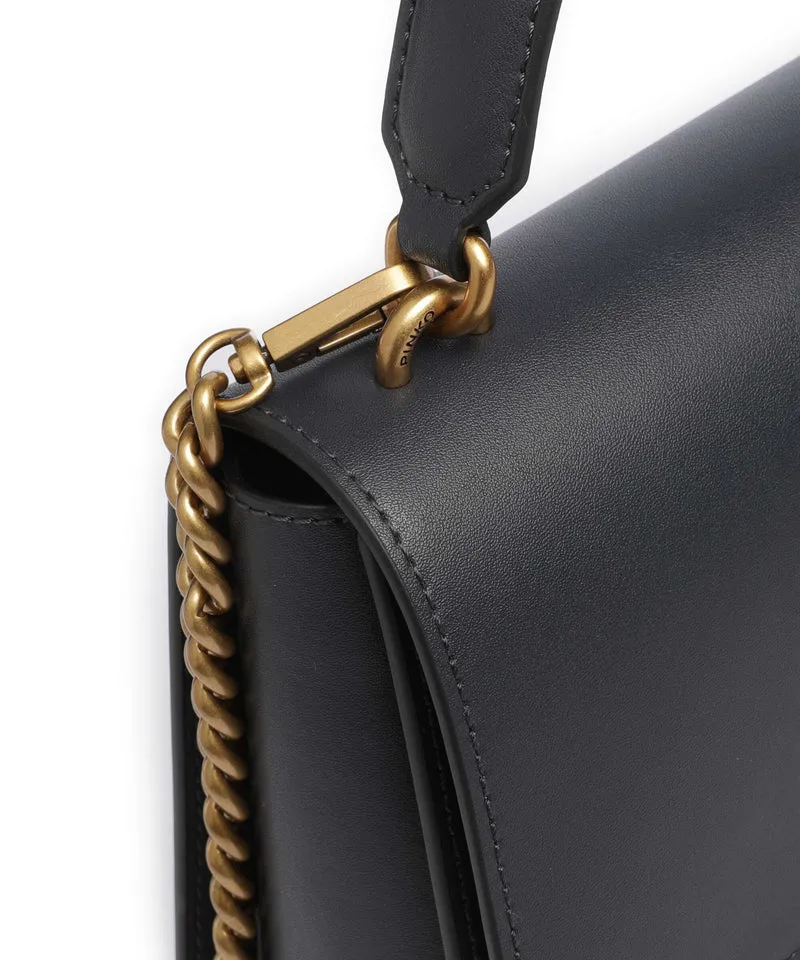 Pinko Love One Classic Sac à main grigio asfalto/antique gold