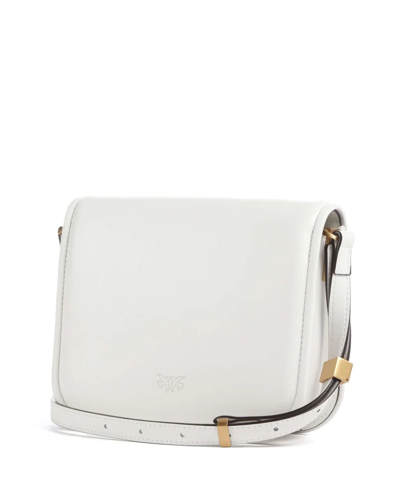 Pinko Love One Mini Sac bandoulière bianco nembo/antique gold
