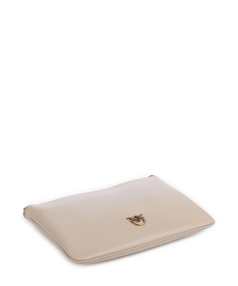 Pinko Flat Classic Sac bandoulière beige/grigio fumo/antique gold