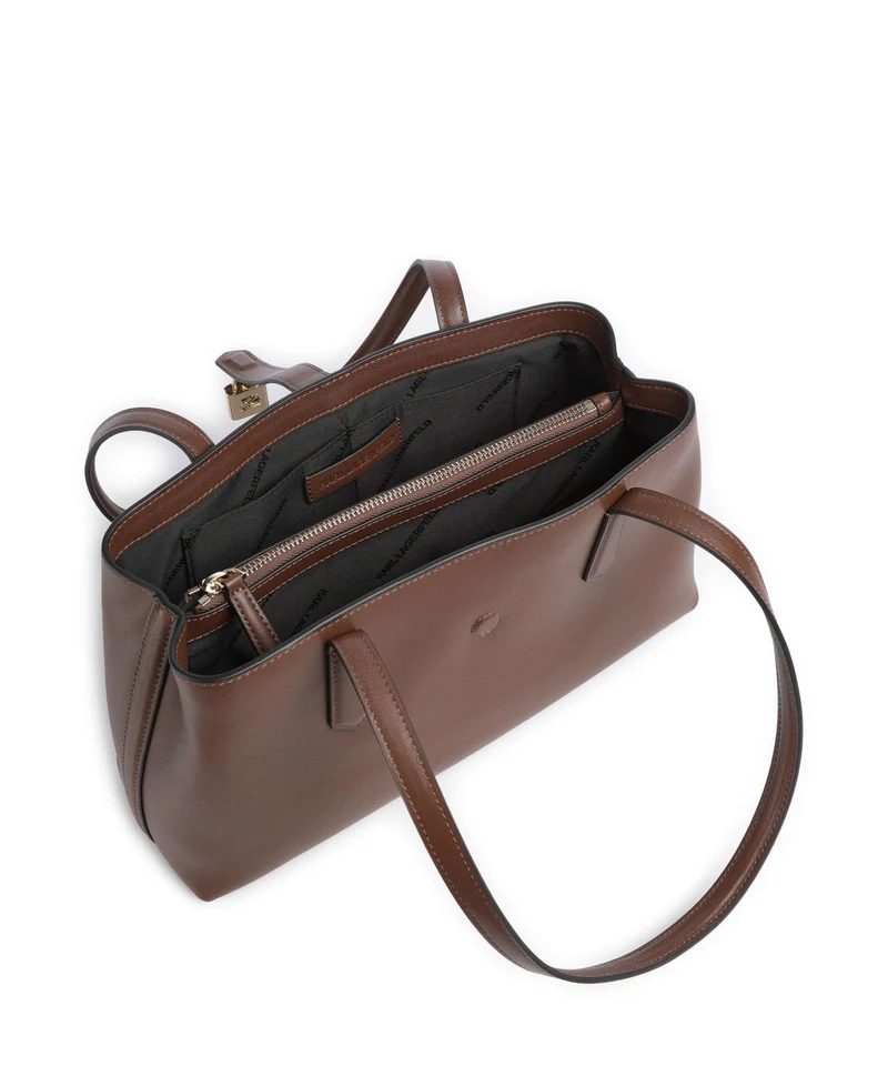 Karl Lagerfeld K/Autograph Sac porté épaule dark friar brown