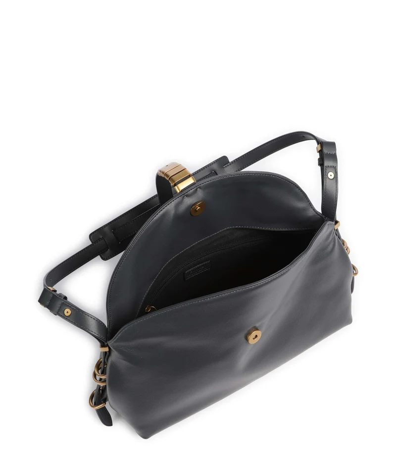 Pinko Saddle Sac porté épaule grigio asfalto/antique gold