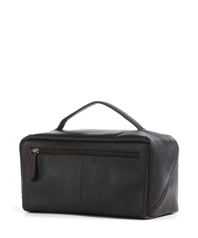 The Chesterfield Brand Wax Pull Up Cow Elmia Trousse de toilette brown
