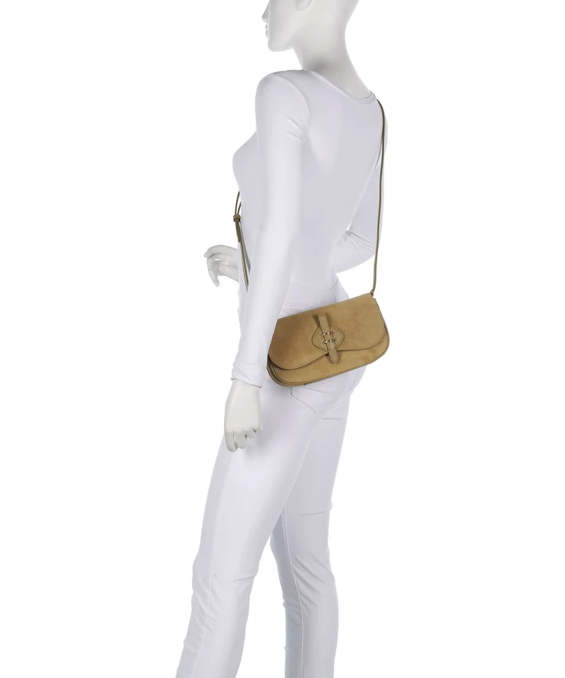 Coccinelle Mavery Suede Sac bandoulière seagrass