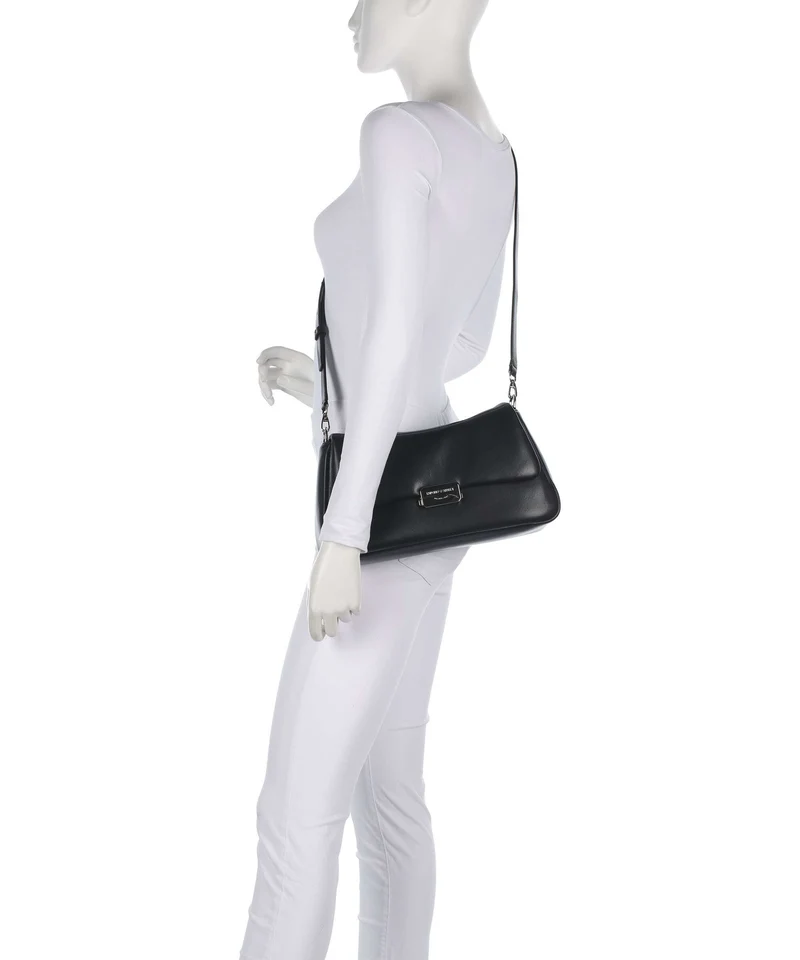 Emporio Armani Cassandra L Sac porté épaule black beauty