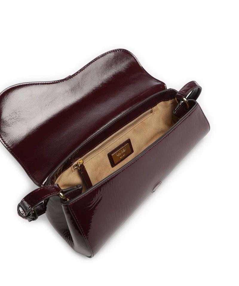 Lauren Ralph Lauren Tasha Medium Sac porté épaule dark garnet