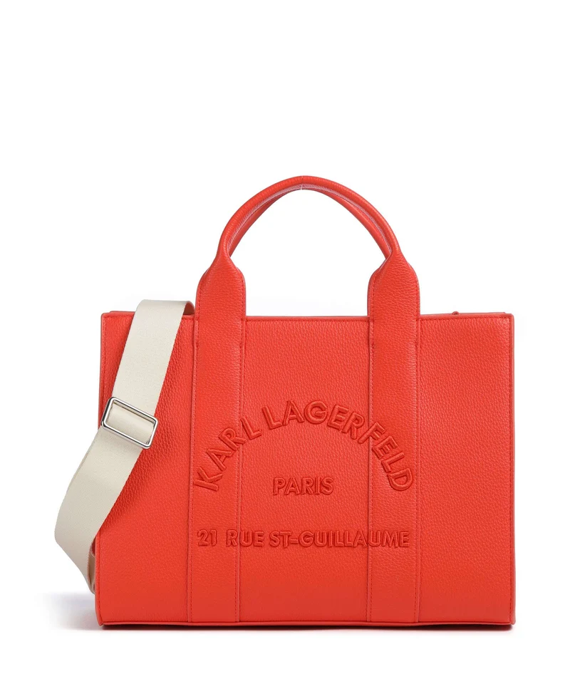 Karl Lagerfeld K/Rue St Guillaume Medium Sac à main grapefruit