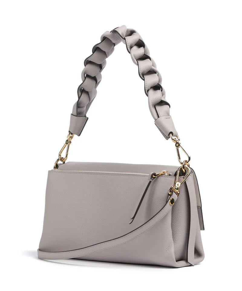 Coccinelle Boheme Grana Double Sac porté épaule oyster/pearl