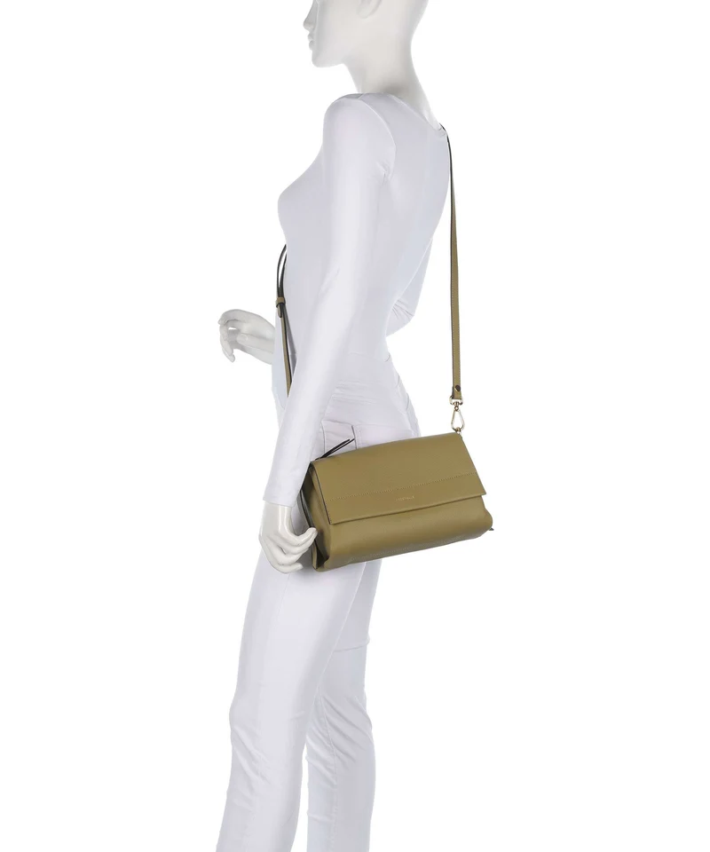 Coccinelle Boheme Grana Double Sac porté épaule seagrass/sandshell
