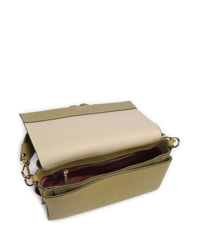 Coccinelle Boheme Grana Double Sac porté épaule seagrass/sandshell