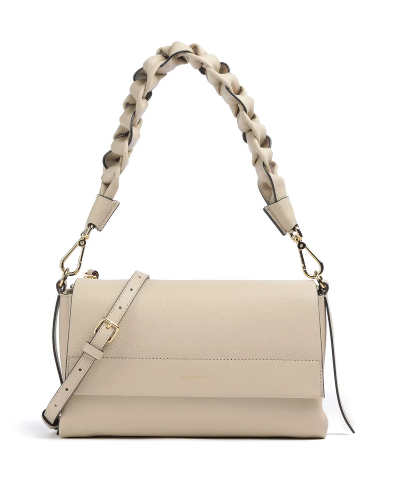 Coccinelle Boheme Grana Double Sac porté épaule sandshell/seagrass