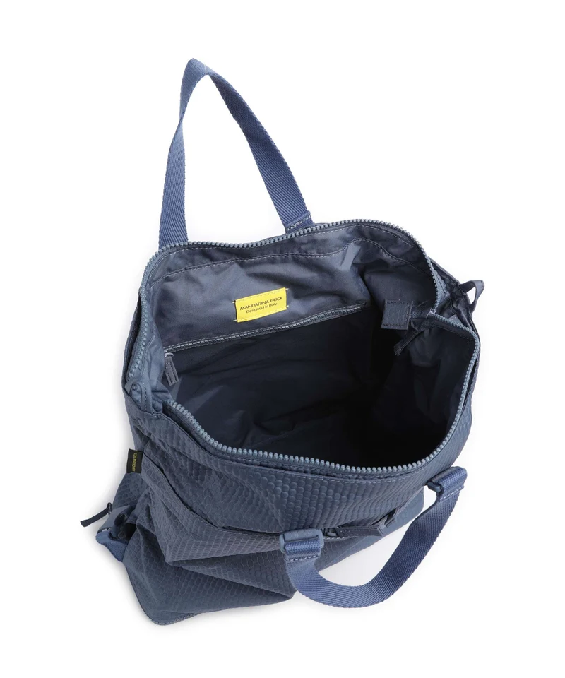 Mandarina Duck Revival 2.0 Sac à main porté dos vintage indigo