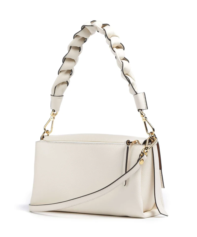 Coccinelle Boheme Grana Double Sac porté épaule pearl/cognac