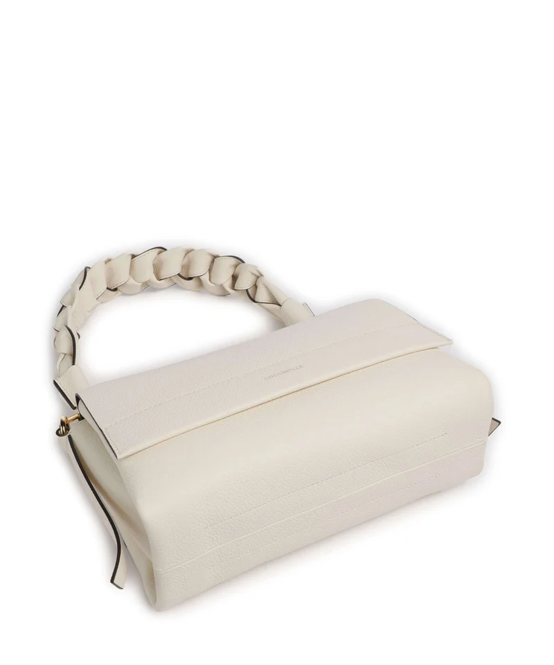 Coccinelle Boheme Grana Double Sac porté épaule pearl/cognac