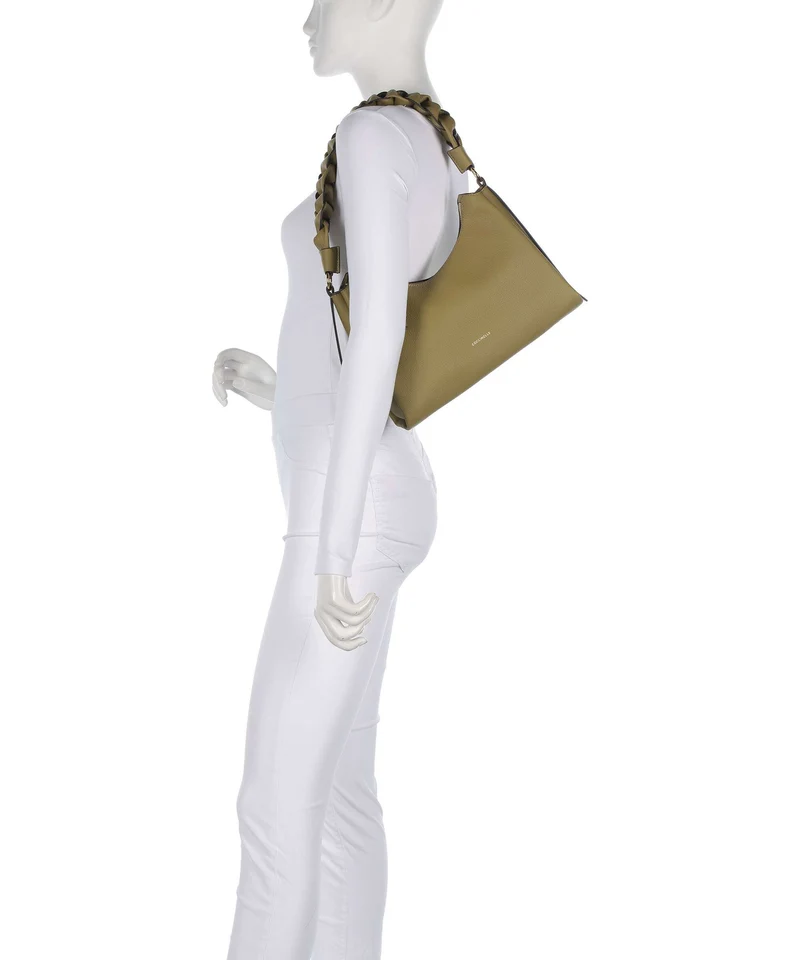 Coccinelle Boheme Grana Double Sac porté épaule seagrass/sandshell