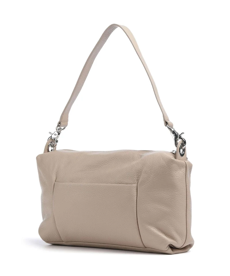 Mandarina Duck Mellow Leather Sac porté épaule warm taupe