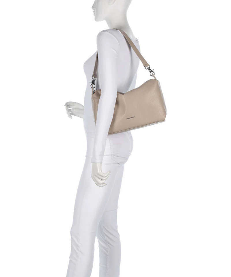 Mandarina Duck Mellow Leather Sac porté épaule warm taupe