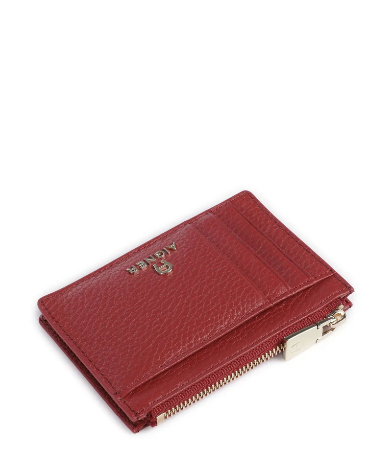 Aigner Fashion Étui à cartes crédit burnt red