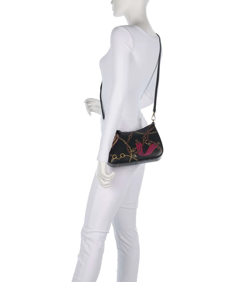 Lauren Ralph Lauren Danni 26 Sac porté épaule holiday equestrian belting/black