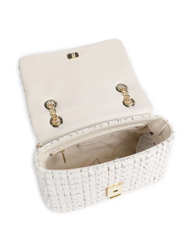 Valentino Bags Tweed Sac porté épaule off white/multicolour