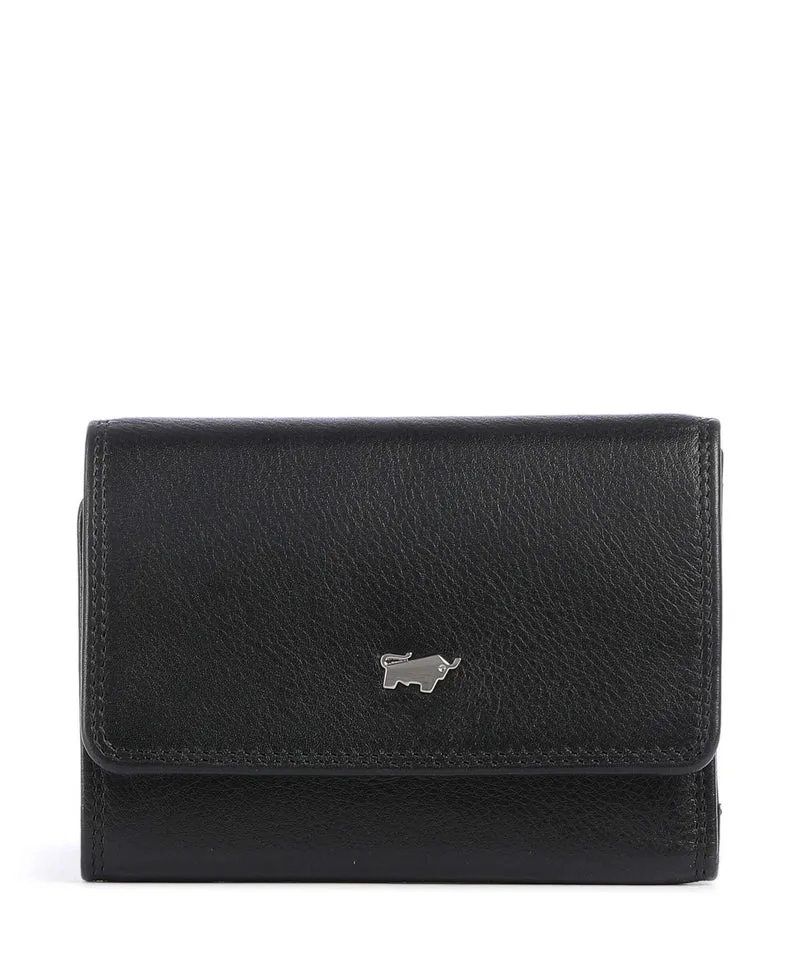 Braun Büffel Golf Portefeuille schwarz