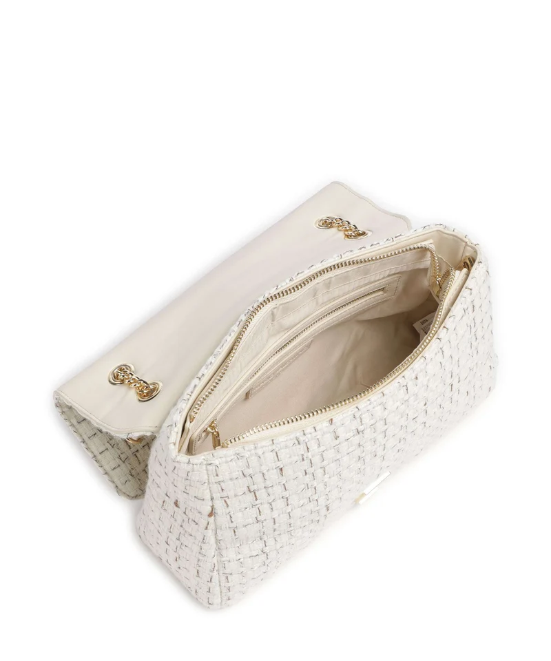 Valentino Bags Tweed Sac porté épaule off white/multicolour