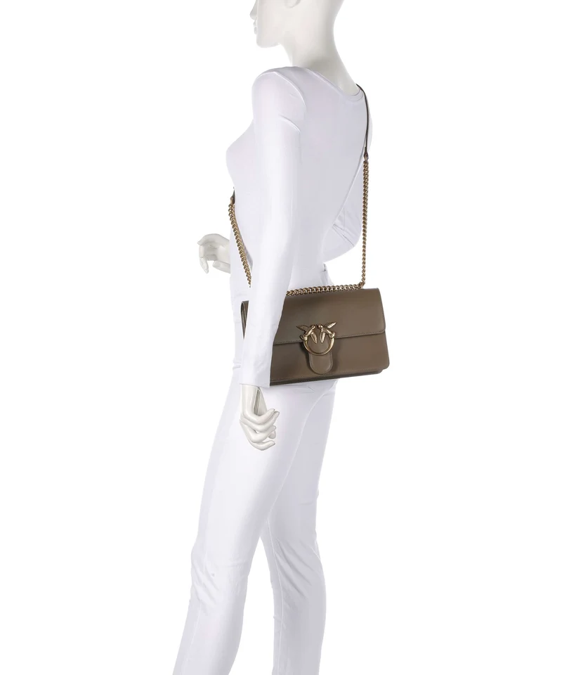 Pinko Love One Classic Sac porté épaule scricciolo/antique gold