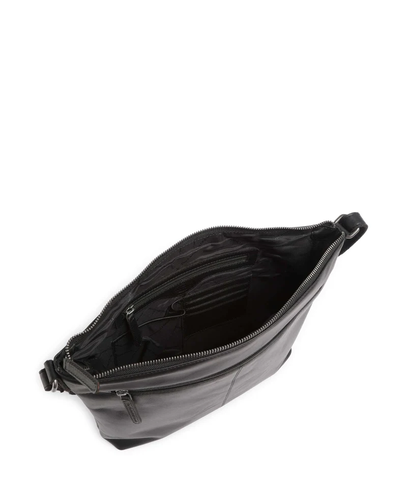 The Chesterfield Brand Wax Pull Up Cow Cartagena Sac bandoulière black