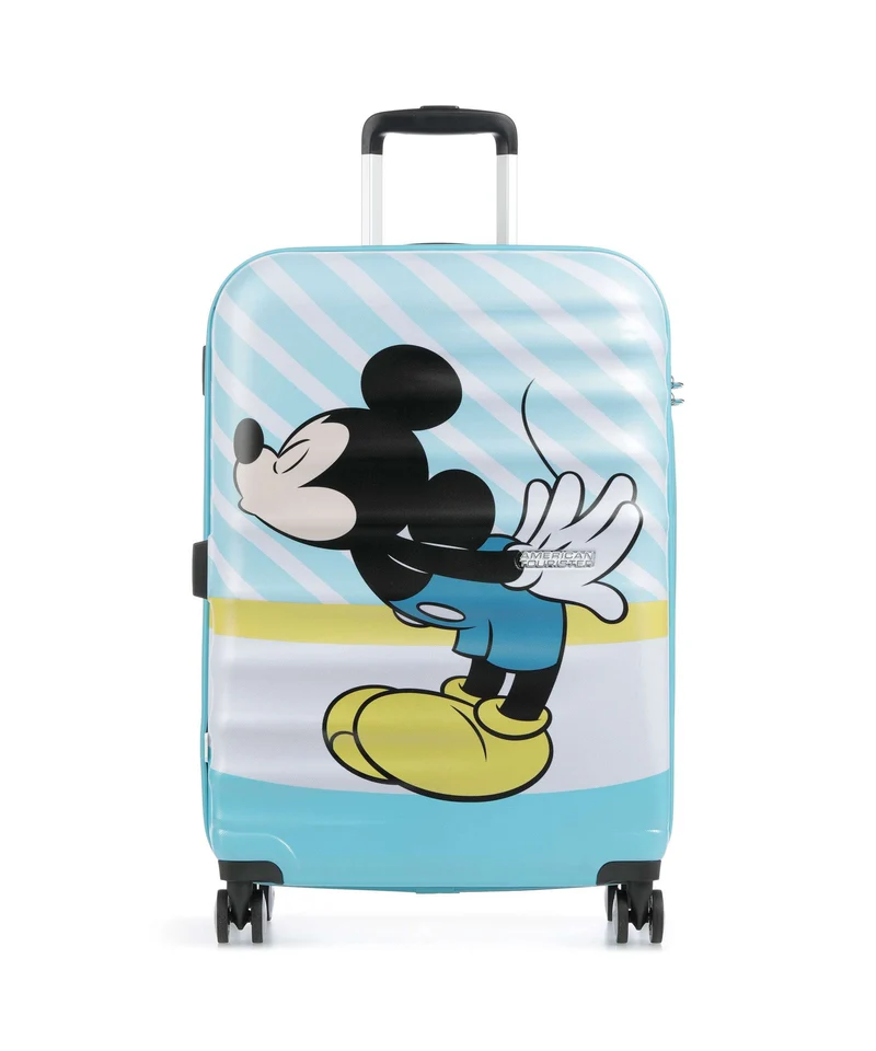 American Tourister Wavebreaker Disney Valise 4 roues mickey blue kiss