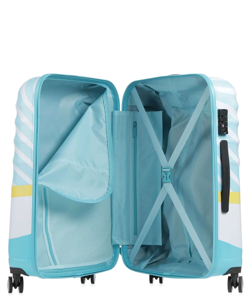 American Tourister Wavebreaker Disney Valise 4 roues mickey blue kiss