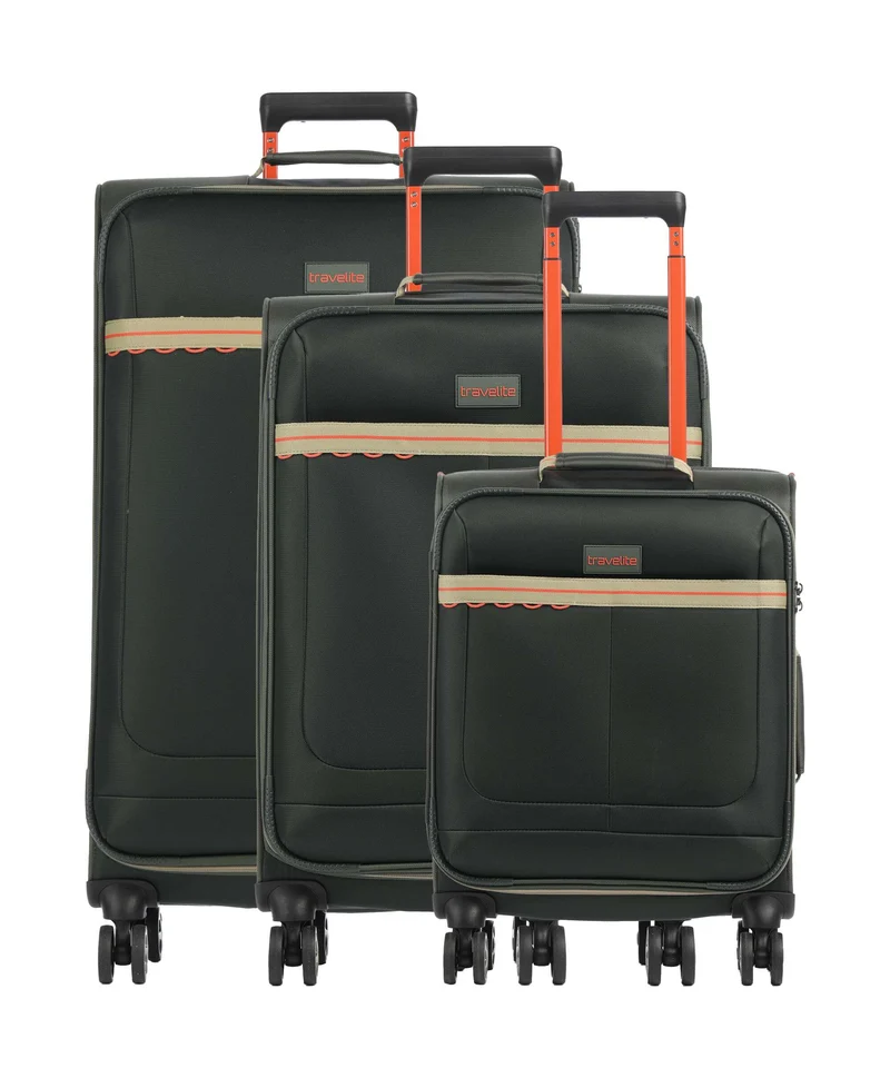 Travelite Color Craze Set de valise (4 roues) oliv