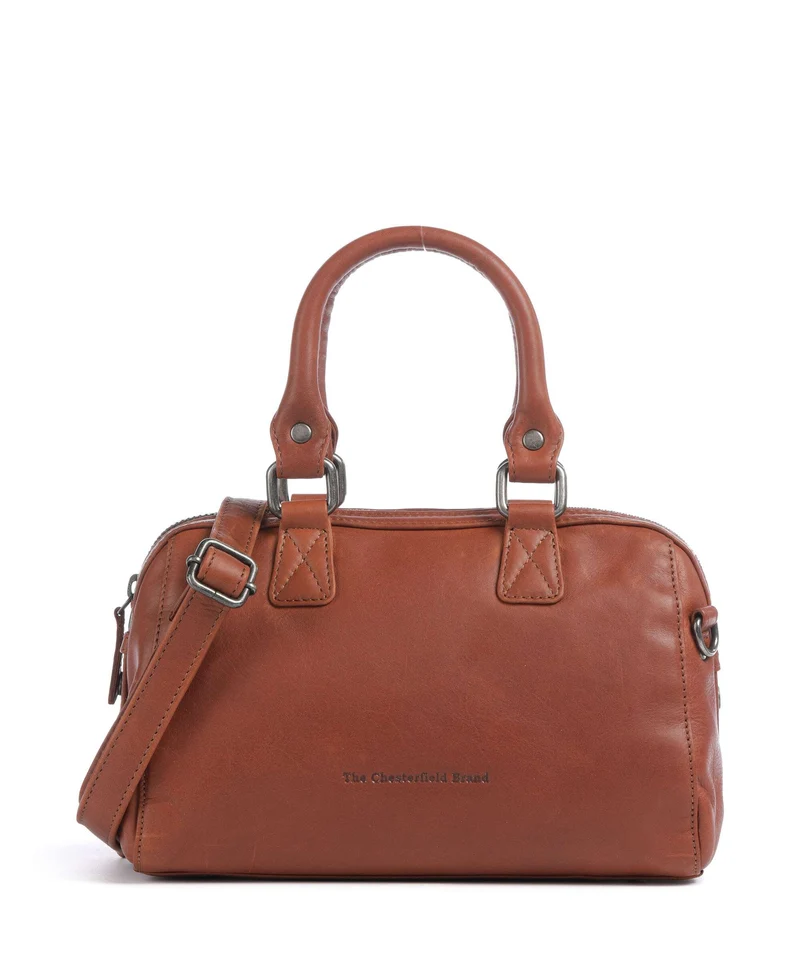 The Chesterfield Brand Wax Pull Up Cow Dalford Sac à main cognac