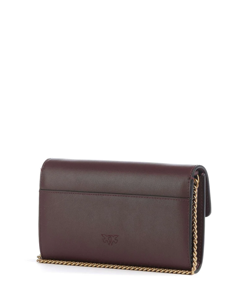 Pinko Love One Portefeuille cioccolato amaro/antique gold