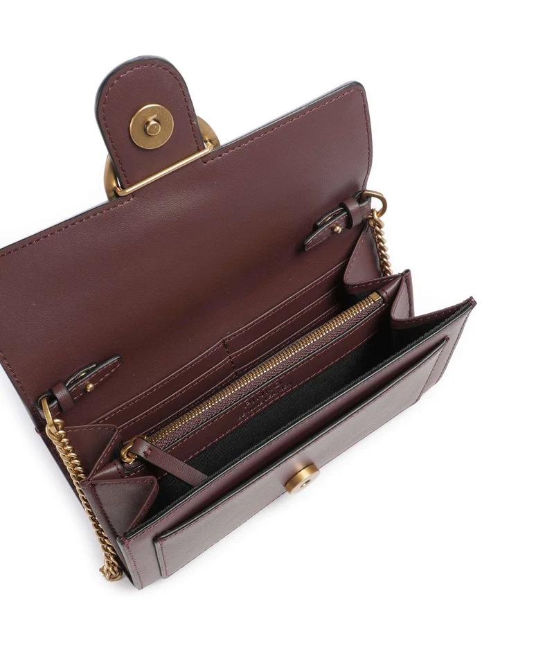 Pinko Love One Portefeuille cioccolato amaro/antique gold