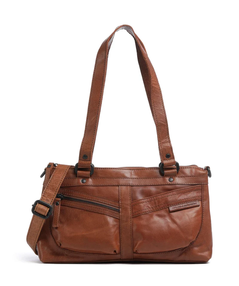 Spikes & Sparrow Bronco Cherish Sac porté épaule brandy