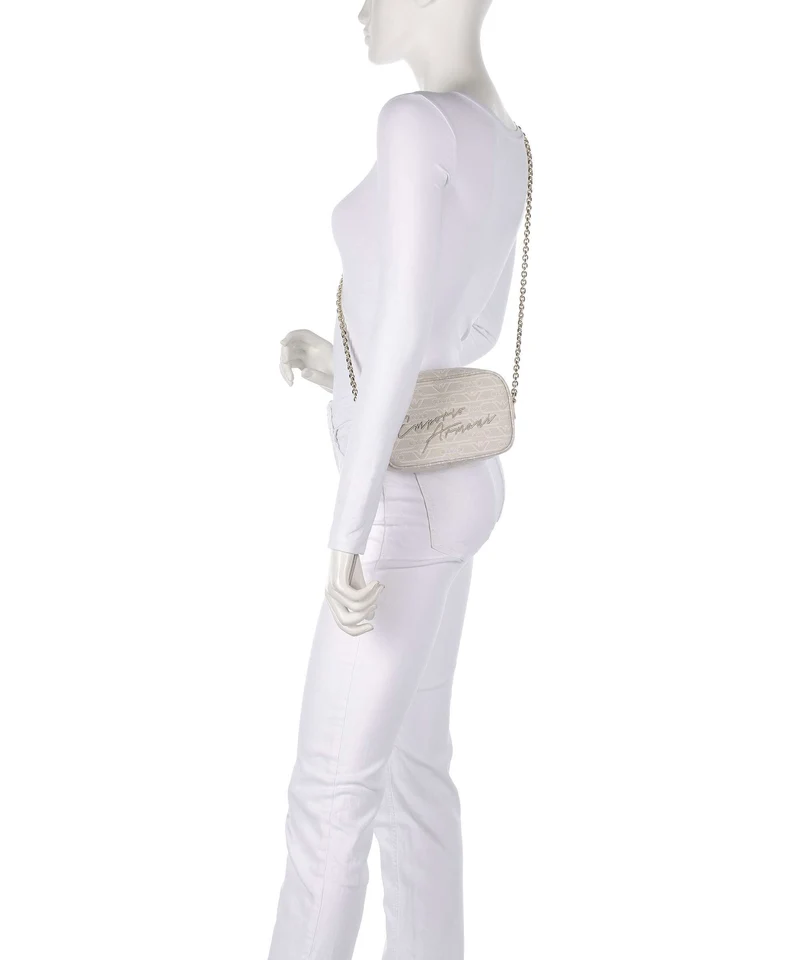 Emporio Armani Lilly Sac bandoulière natural/offwhite