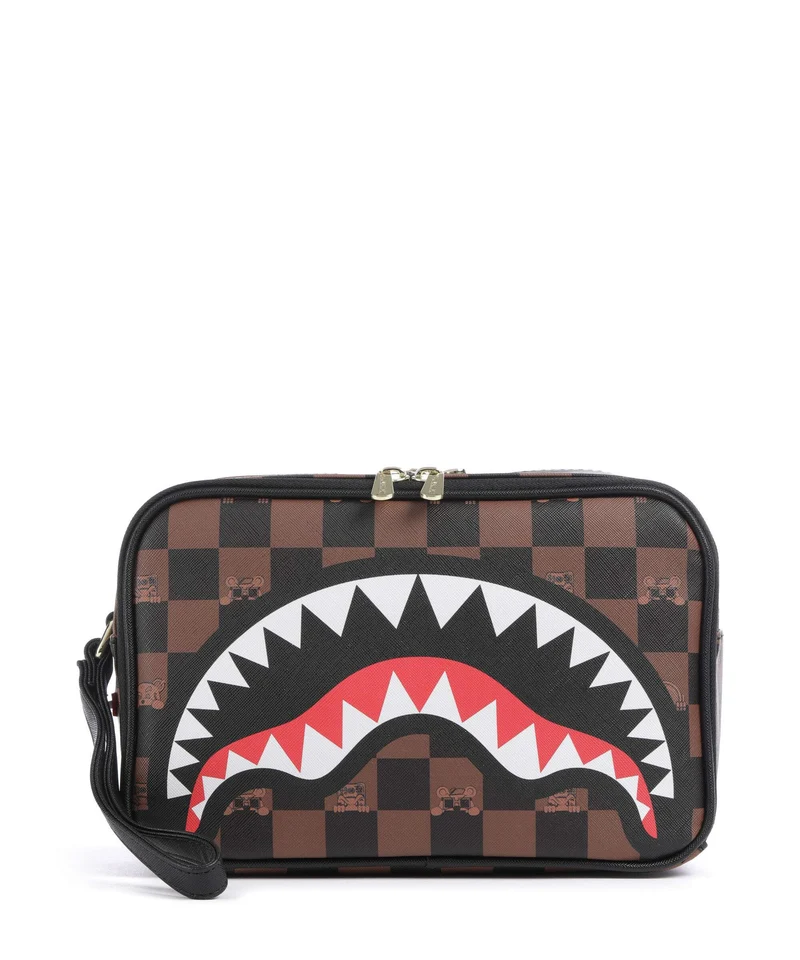 Sprayground Peeking Character Check Trousse de toilette multicolour