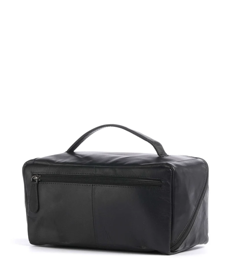 The Chesterfield Brand Wax Pull Up Cow Elmia Trousse de toilette black