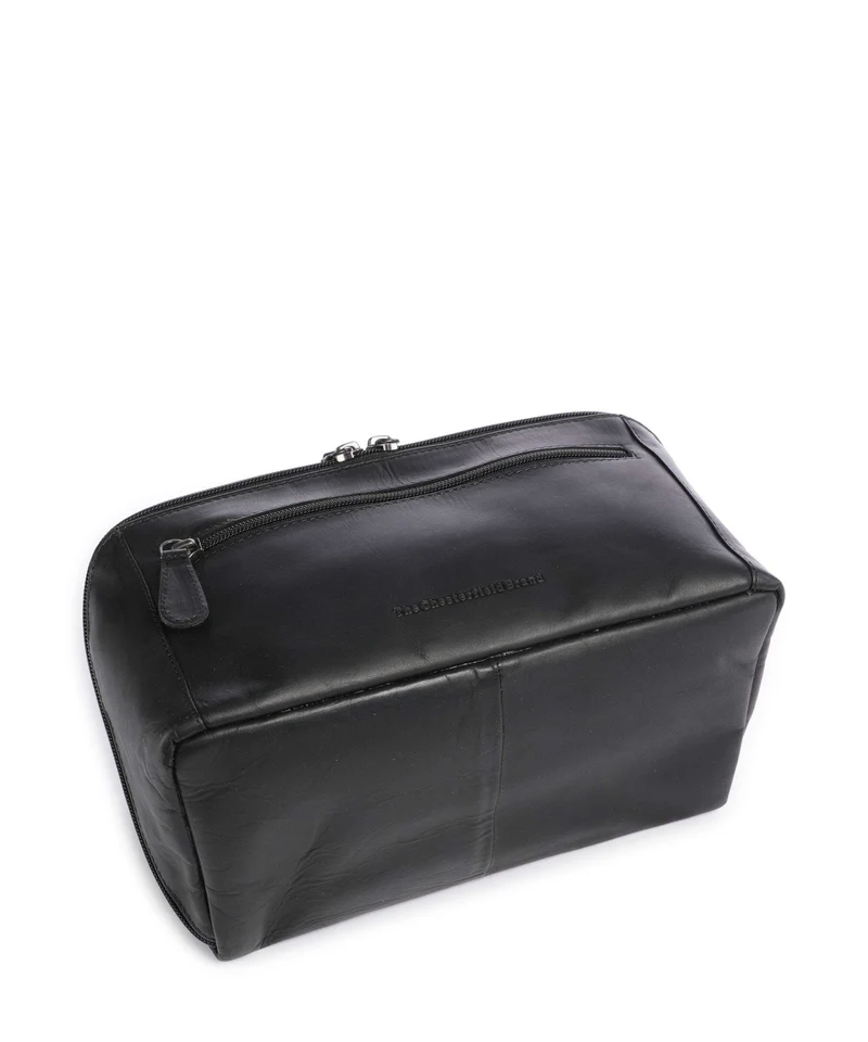 The Chesterfield Brand Wax Pull Up Cow Elmia Trousse de toilette black
