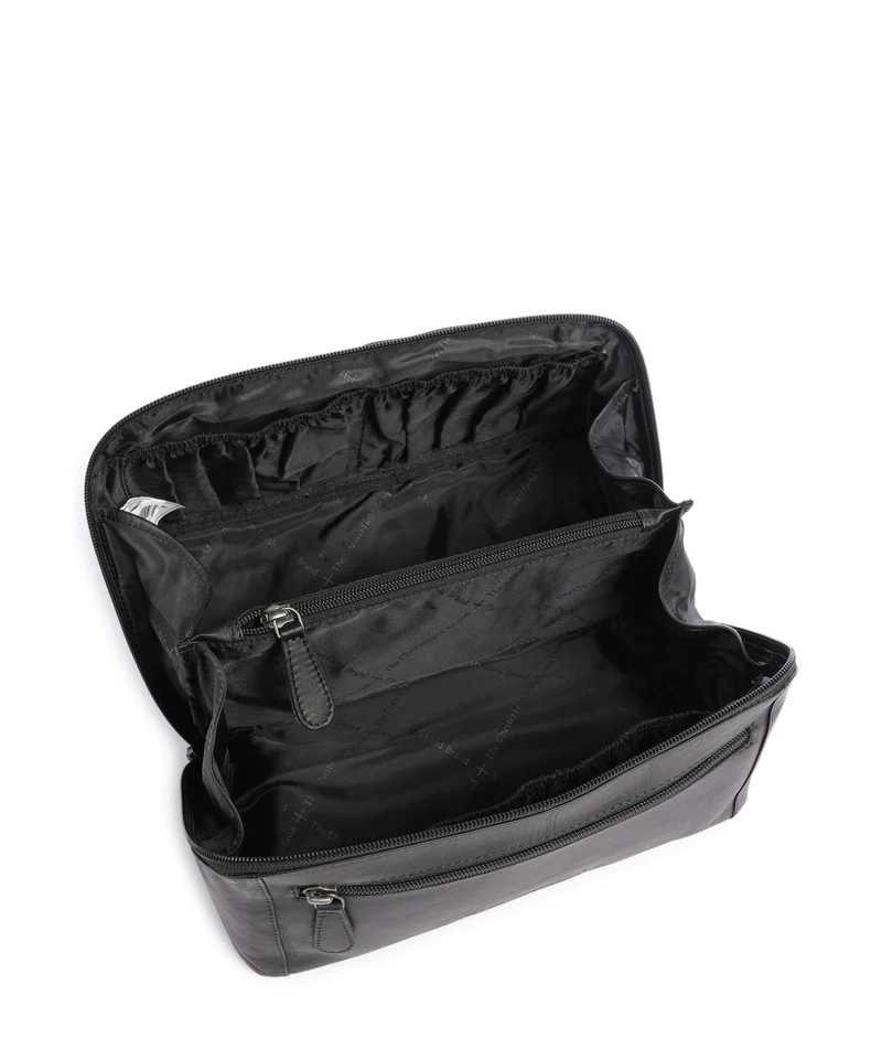 The Chesterfield Brand Wax Pull Up Cow Elmia Trousse de toilette black