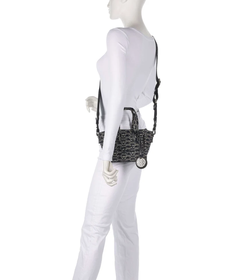 Emporio Armani La Gio Sac bandoulière blu/ecru