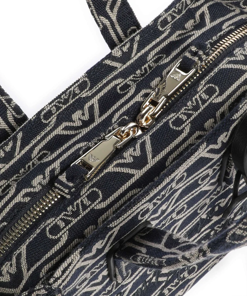 Emporio Armani La Gio Sac bandoulière blu/ecru