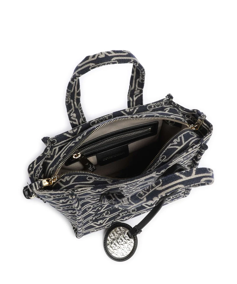 Emporio Armani La Gio Sac bandoulière blu/ecru